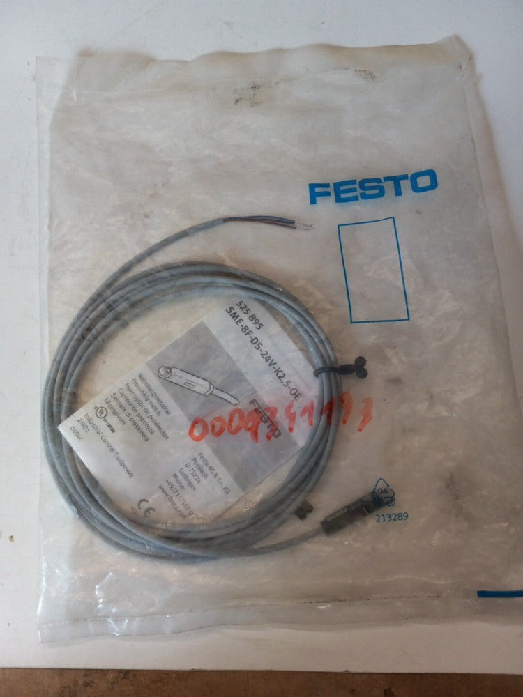 Festo SME-8M-DS-24V-K-2,5-OE (SME8MDS24VK25OE) Cylinder Mounted Proximity Sensor