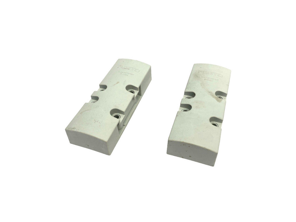 Festo VABB-S2-10-WT Pneumatic Manifold Cover Plate 543186 LOT OF 2
