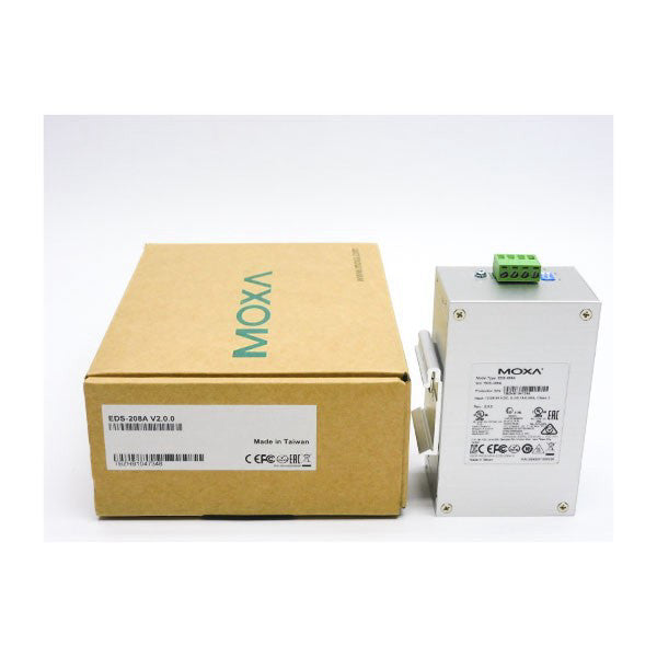 MOXA EDS-208A REV. 2.0.0 48VDC 0.3A NSMP