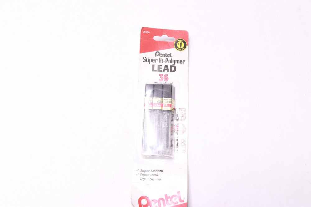 (3-Pk) Pentel Super Hi-Polymer Lead Refill 0.5mm C505BP32B-K6