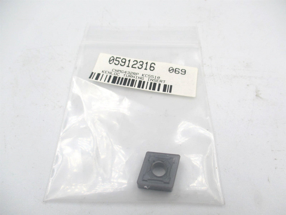 Kennametal (2244991) CNMG432RP KC5510 1/32 Carbide TiAlN Diamond Turning Insert