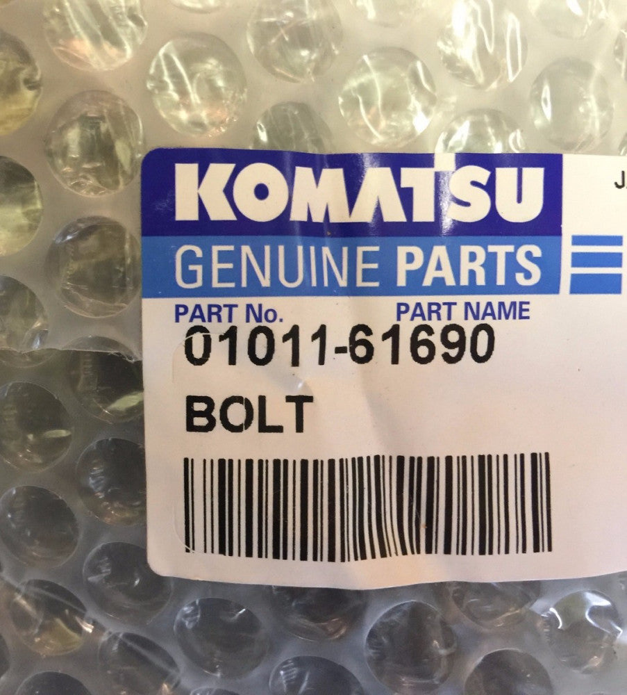 01011-61690 Komatsu Bolt (NEW)