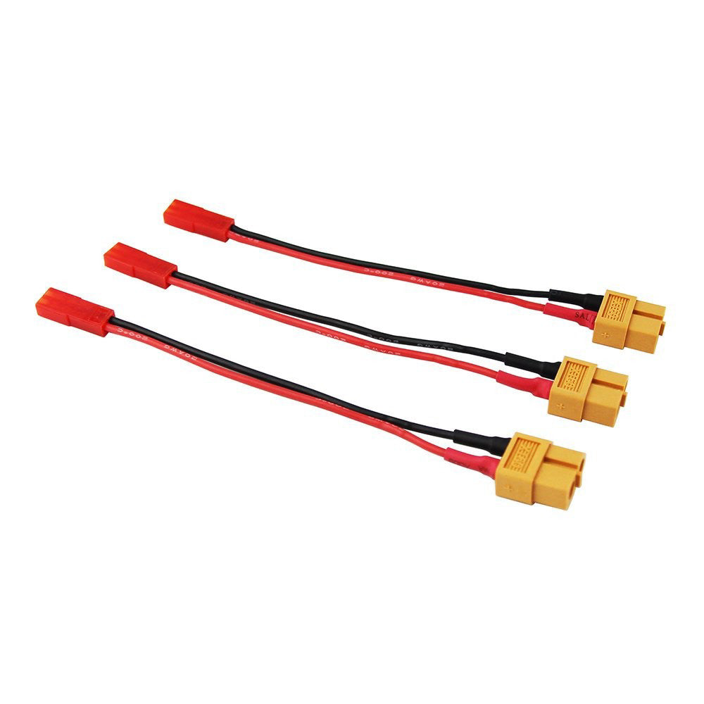 3pcs Female XT-60 to Female JST Connector Adapter Cable LiPO XT60 3.93inch 10...