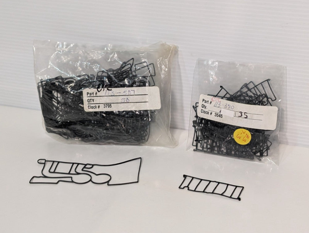Two bags of Asco 113-370 & 113-587 gaskets as shown, 35 and 50, respectively