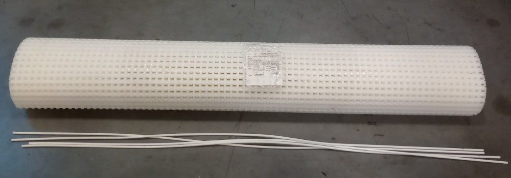 Habasit SM605 White 37.9 X 6-1/2ft Belt SM605 Smooth Mesh Polyethylene