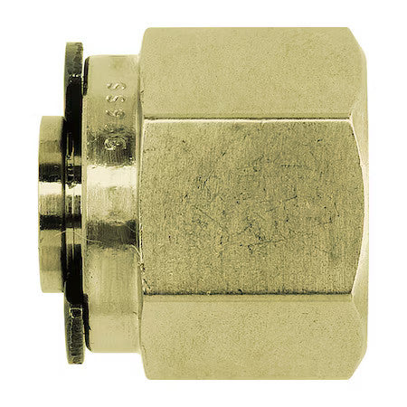 Brennan Industries N0304-06-B Compression Fitting Plug,Brass,Tube,Tube