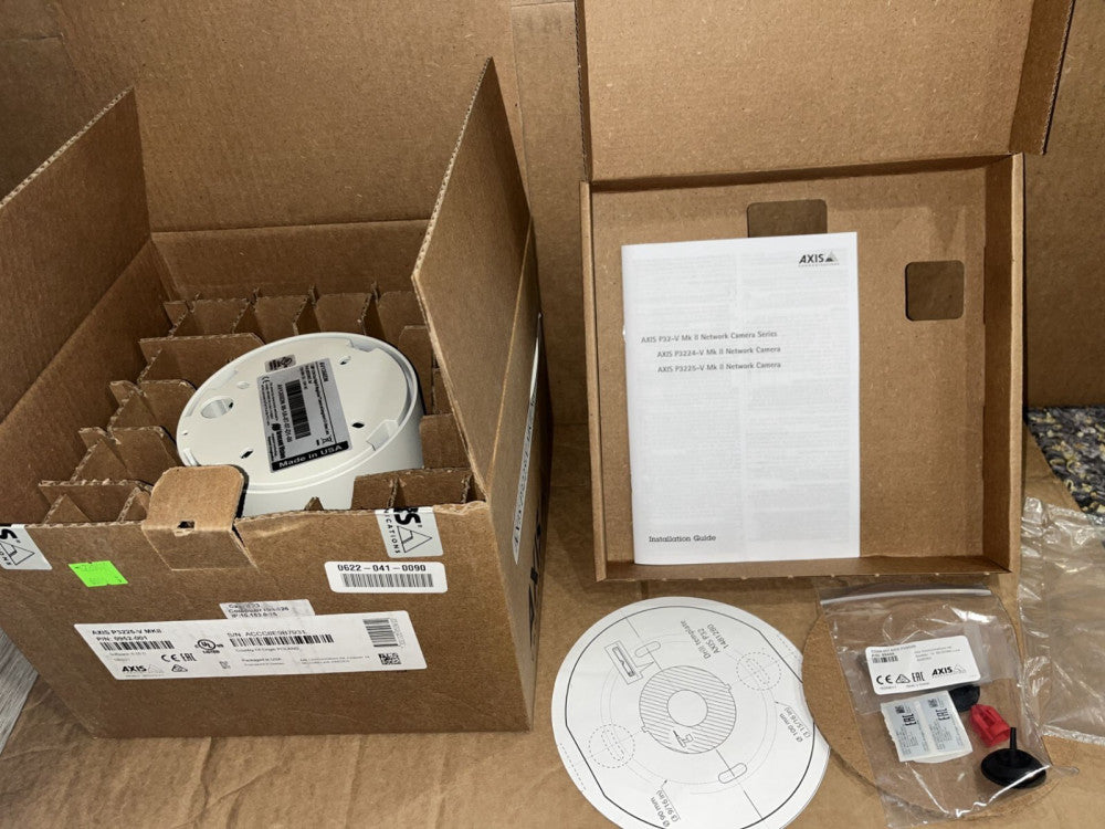 NEW AXIS P3225-V MKII DOME CAMERA 0952-001