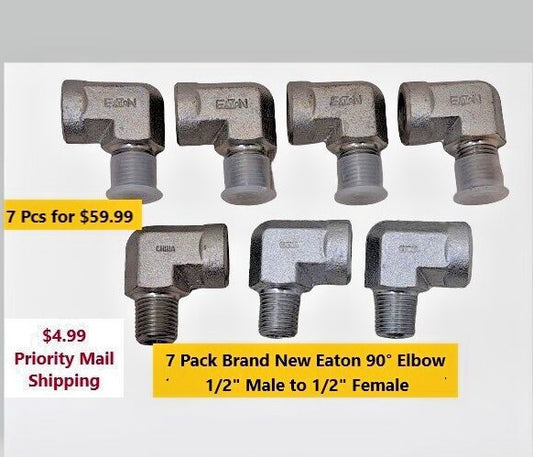 7 Pack Brand New Eaton 90° Elbow