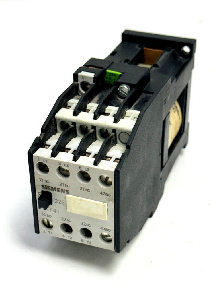 SIEMENS CONTACTOR 3TF4122-0B  3-POLE 24V DC  400/380V