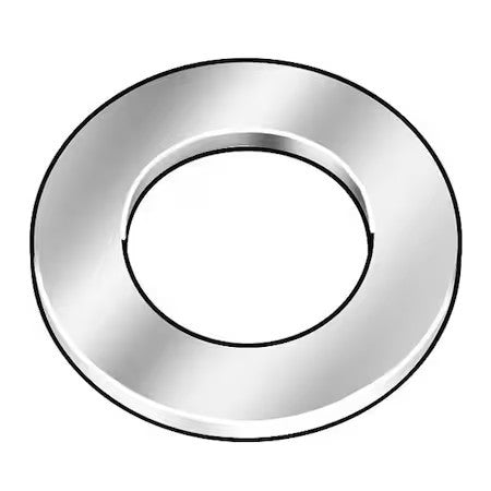 Zoro Select Hu-1000Usshzyb Flat Washer, For Screw Size 1" ,Steel Zinc Yellow