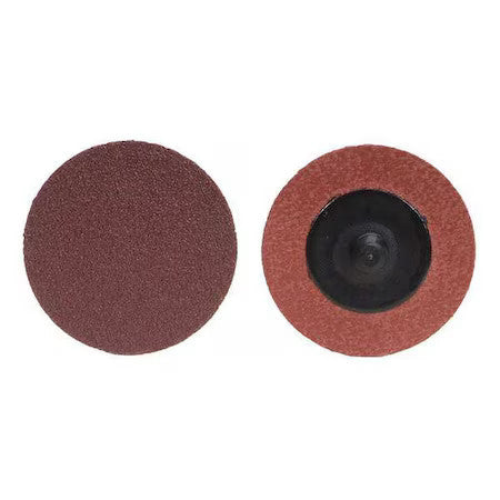 Merit 69957399718 Quick Change Disc,3In,36 Grit,Tr,Pk50