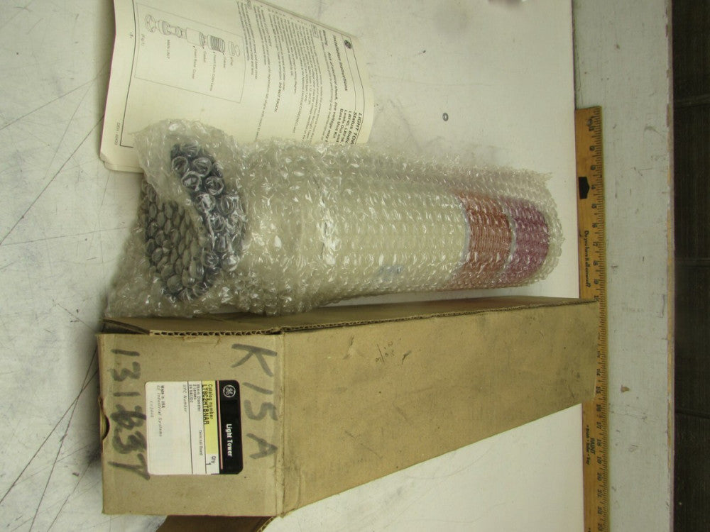 GE LIGHT TOWER LT8C2HTBNAR RED, AMBER 24VAC/DC LRF85C2HTB NEW IN BOX MAKE OFFER