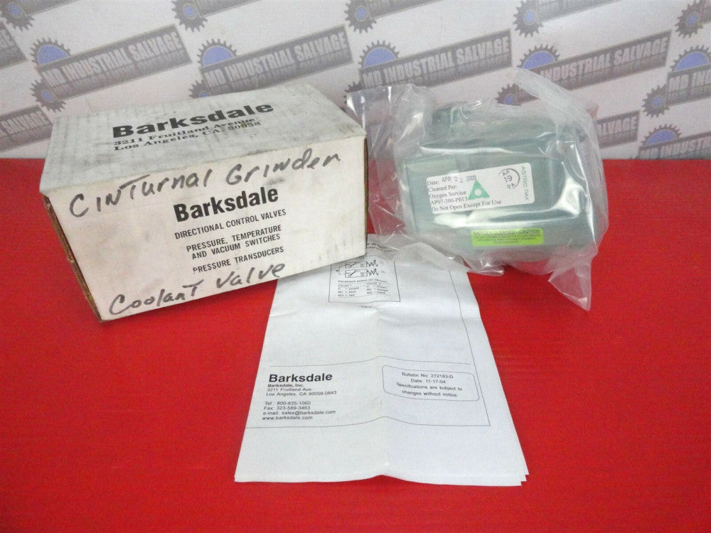 BARKSDALE - D1T-A150SSP2ULFXZ1 Pressure Switch - Sealed for Oxygen Service (NEW)