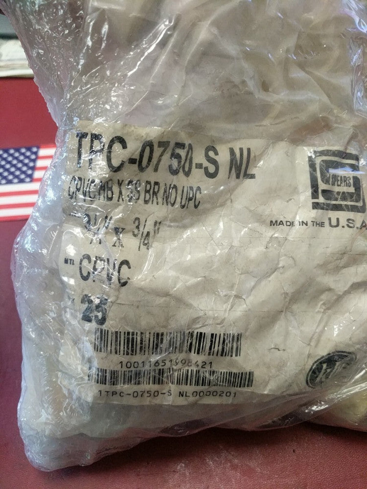 TPC-0750-S NL | 3/4 CTS TRANSITION ADPT SPGXSS PEX TPC-007 | SPEARS  (25pcs)