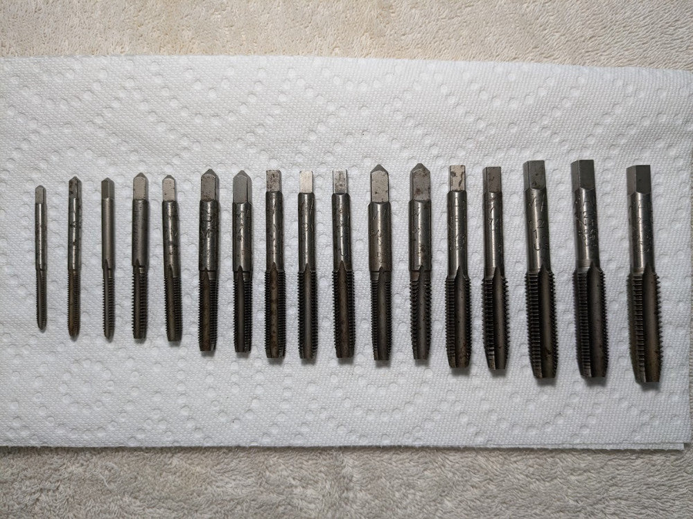 MAC Machinist Taps - lot of 17 - SAE and Metric