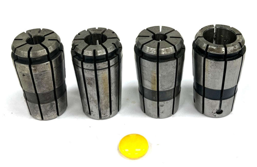 ASSORTMENT OF COLLET SPRING 15/32" 19/32" 25/64" & 53/64" LOT OF 4 OAL 2-3/8"