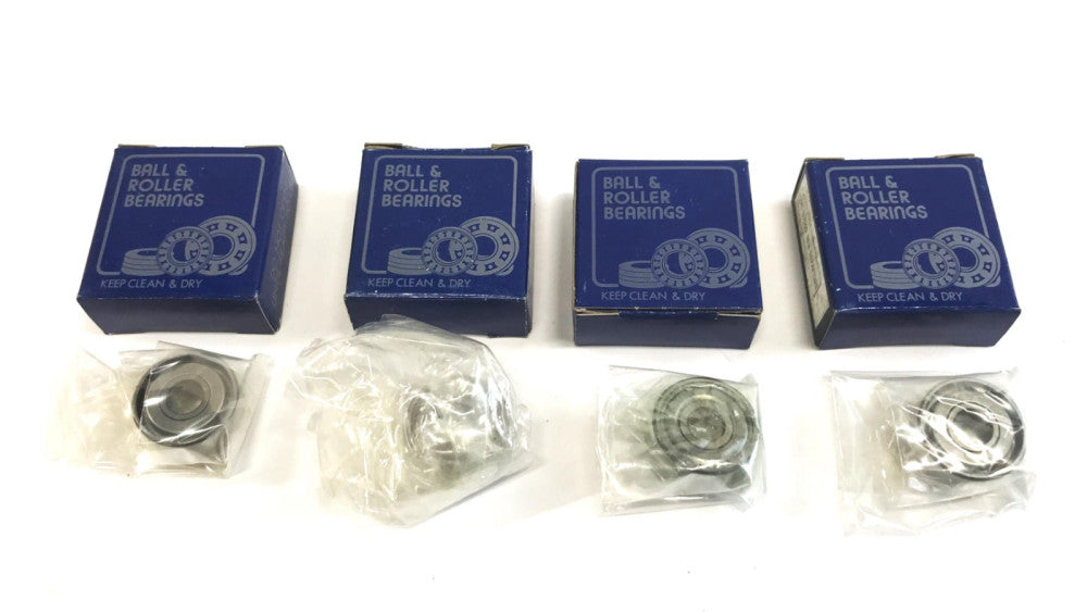 New Departure Double Seal Bearing WC87500 [Lot of 4] NOS