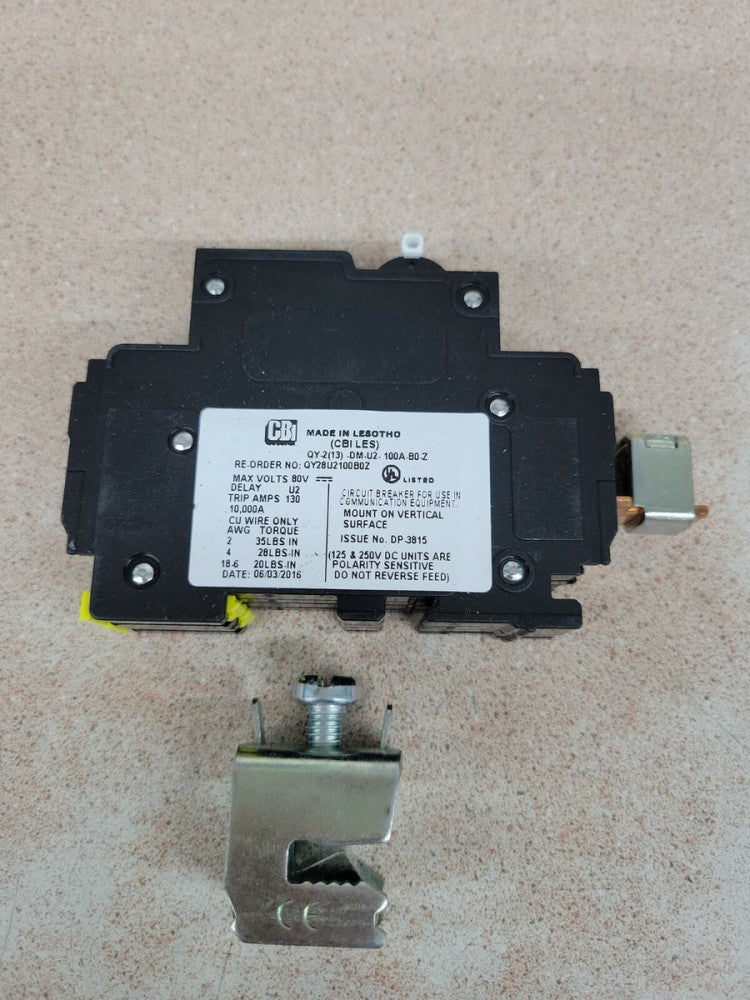 CB1 QY28U2100B0Z 100A 80DCV 2P 10K NEW SURPLUS