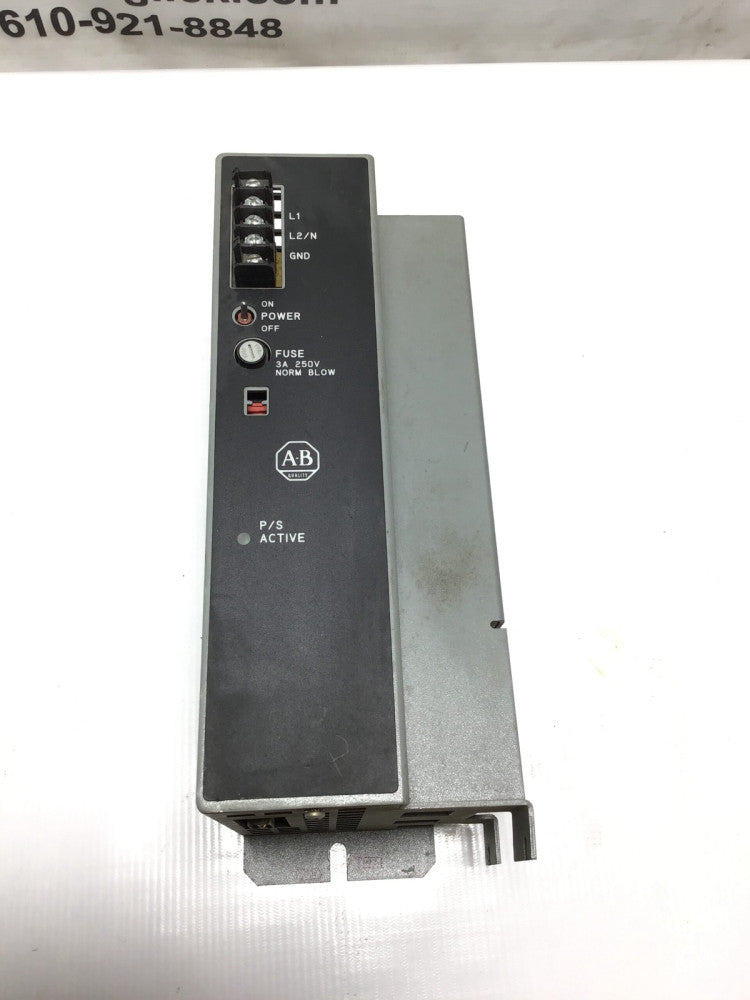 Allen Bradley 1771-P7 B Power Supply Input 120/220VAC 50/60Hz 2.00/1.30Amps