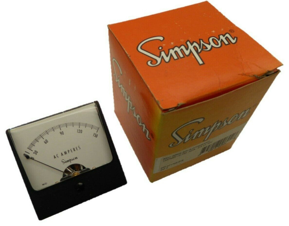 Simpson  1257MD  0-150 AC Amps SKU: 02624  NEW IN BOX