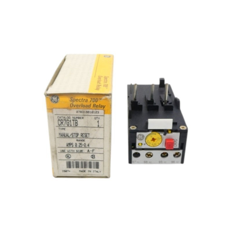 GENERAL ELECTRIC CR7G1TB 0.25-0.4A NSMP
