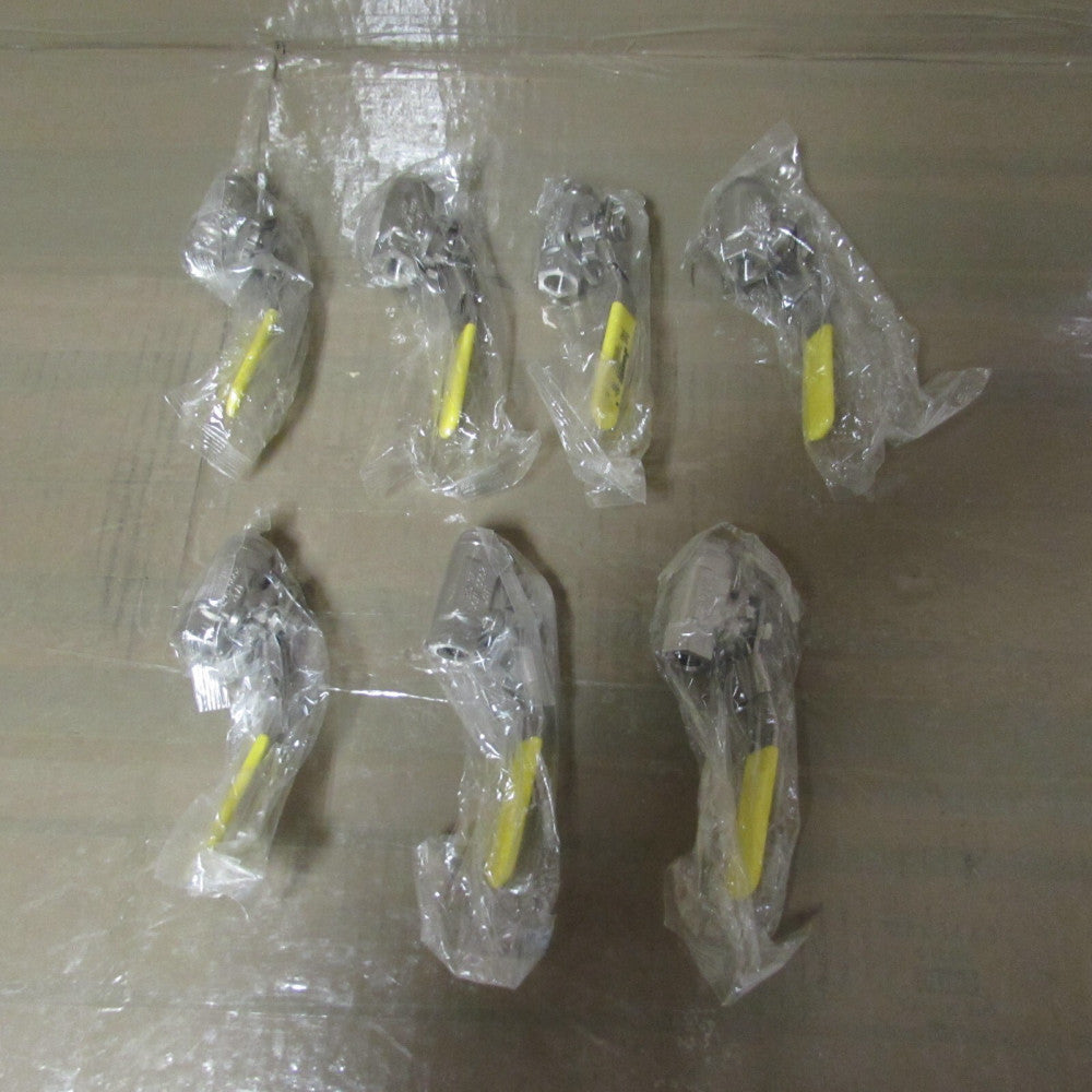 1 LOT OF 7QTY-JOMAR, 316SS, 1/4"NPT BALL VALVE, 2000WOG, NEW IN BAG! MAKE OFFER!
