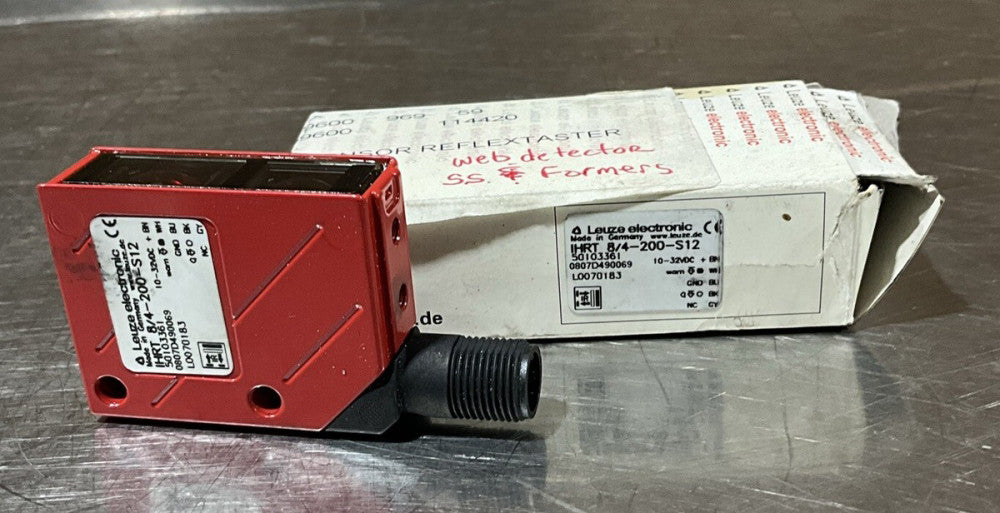 LEUZE IHRT 8/4-200-S12 Diffuse sensor Nos Surplus