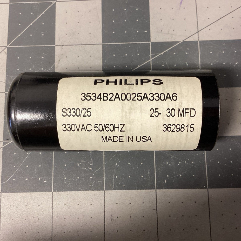 Philips 3534B2A0025A330 A6  A330VAC 50/60HZ Capacitor (LPW96X)