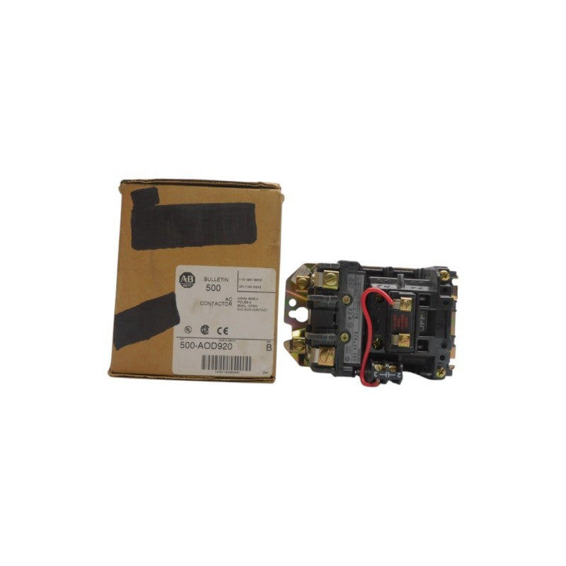 ALLEN BRADLEY 500-AOD920 SER. B 110/115-120V 18A (BR/WH) NSMP