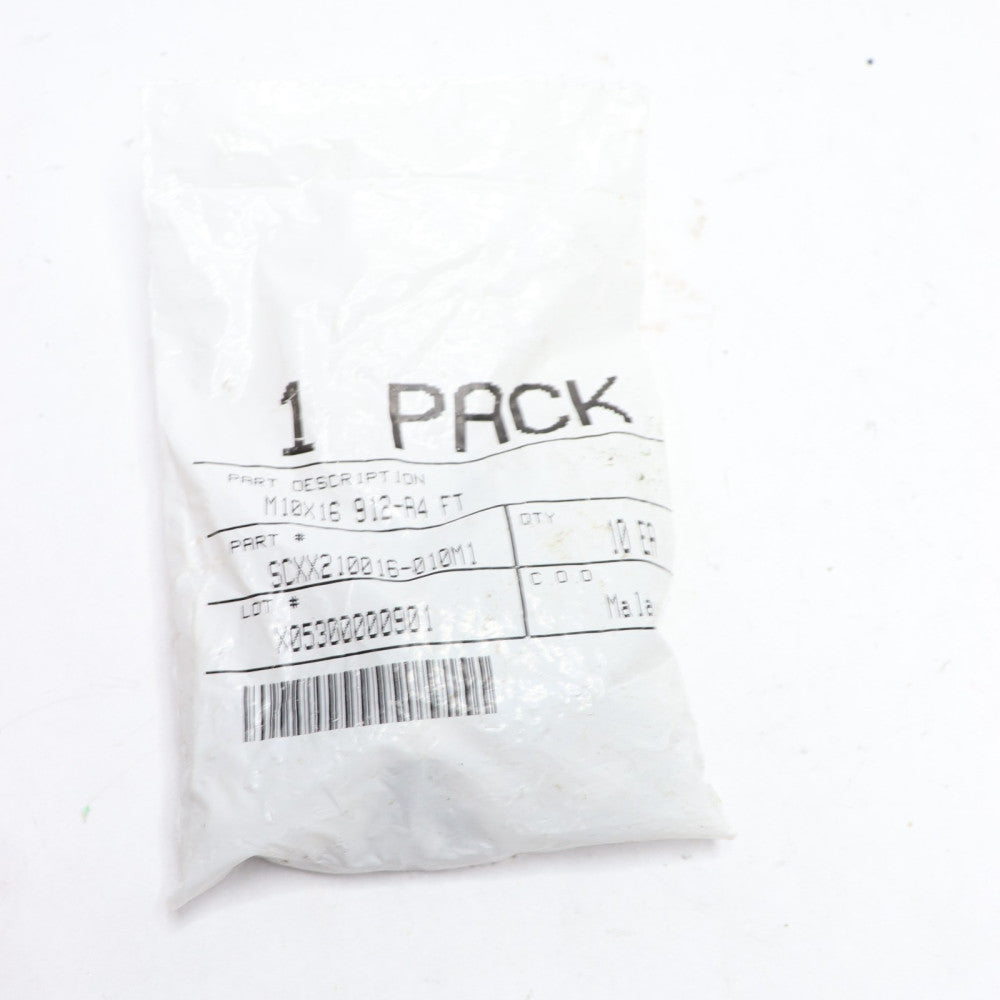 (10-Pk) Socket Head Cap Screw Stainless Steel SCXX210016-010M1