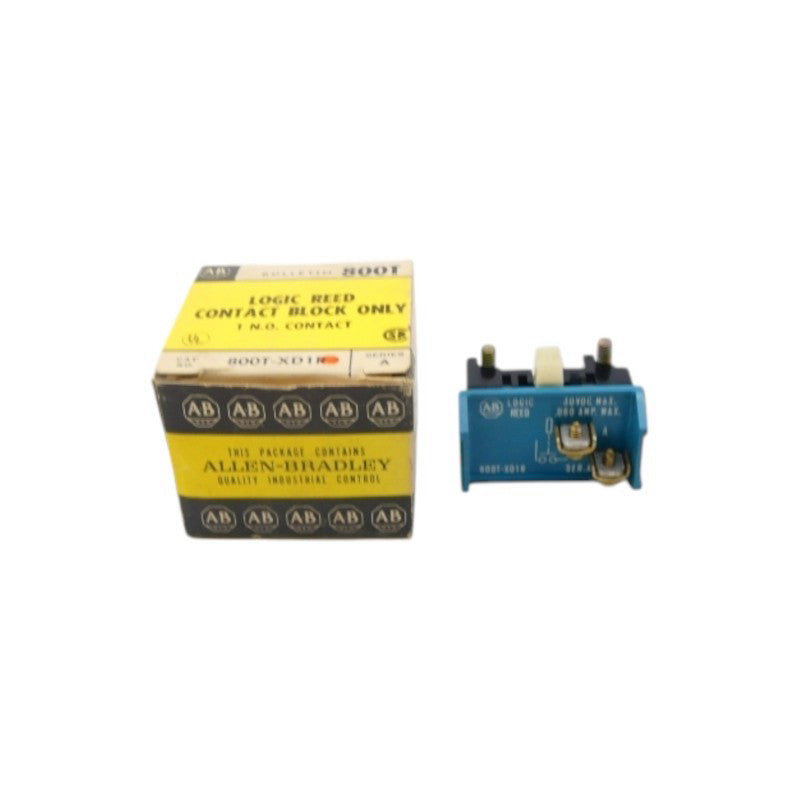 ALLEN BRADLEY 800T-XD1R SER. A 30VDC 0.60A (BK/YL) NSMP