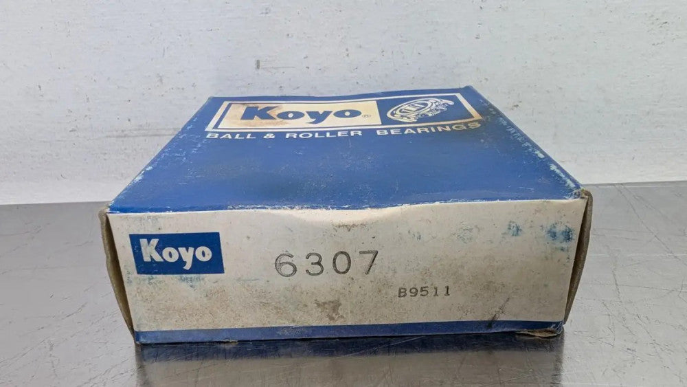 Koyo 6307 Deep Groove Ball Bearing 35mm ID 80mm OD 21mm Wide Factory Sealed