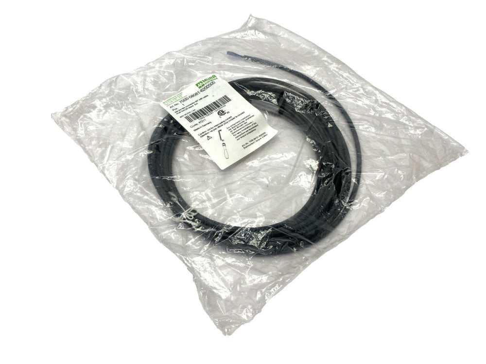 Murr Elektronik 7000-08081-6200500 Single Ended Cable 90 Deg F Connector M8 5m