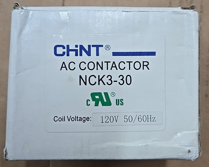 CHINT AC Contactor NCK3-30 120V COIL  50/60Hz