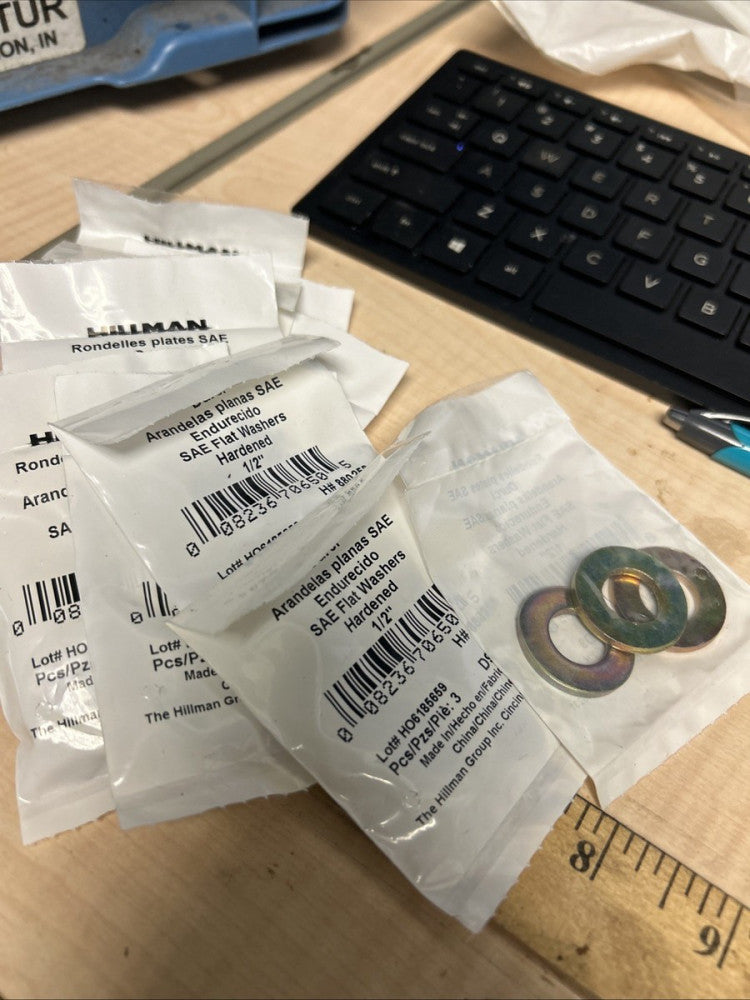 Hillman (30 Count) 1/2-in Zinc-plated Standard Flat Washer 880258