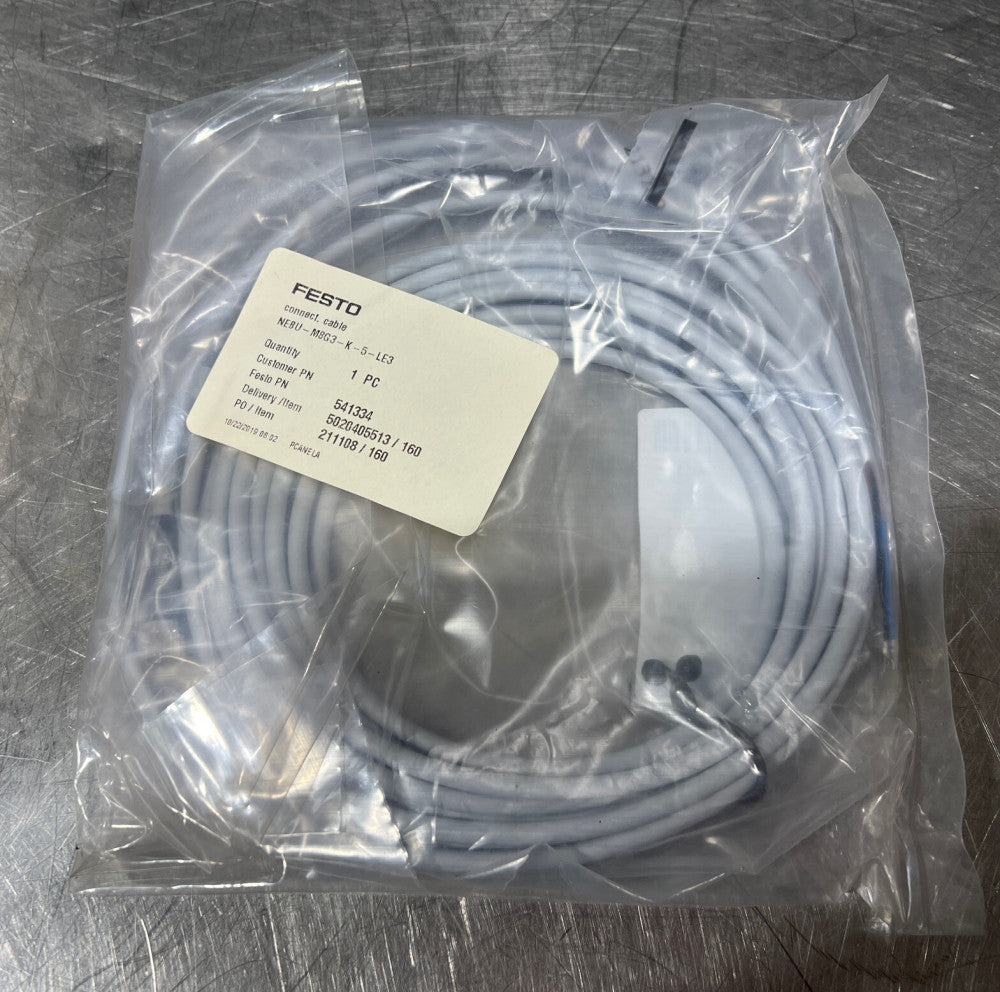 FESTO NEBU-M8G3-K-5-LE3 Nos Surplus