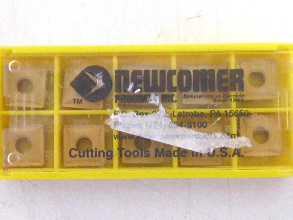 Newcomer (17067) SNMG-432A NP1000 Carbide Turning Inserts USA Made Pack Of 10