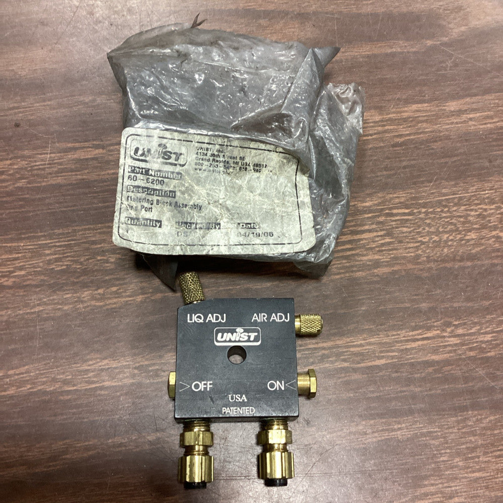 UNIST 60-6200 METERING BLOCK ASSEMBLY-2 PORT