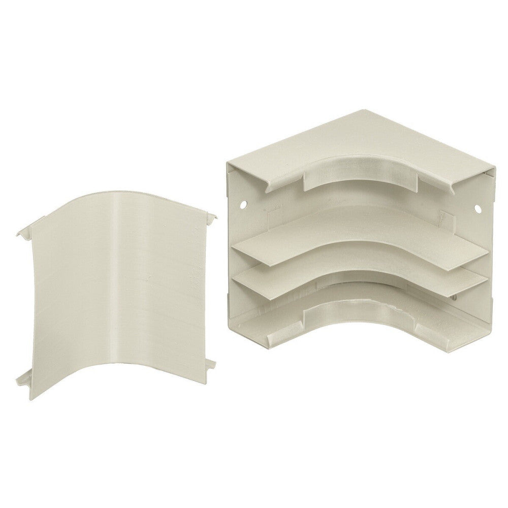 HUBBELL HBL4717DFOIV Surface Metal Raceway Fitting Internal Elbow