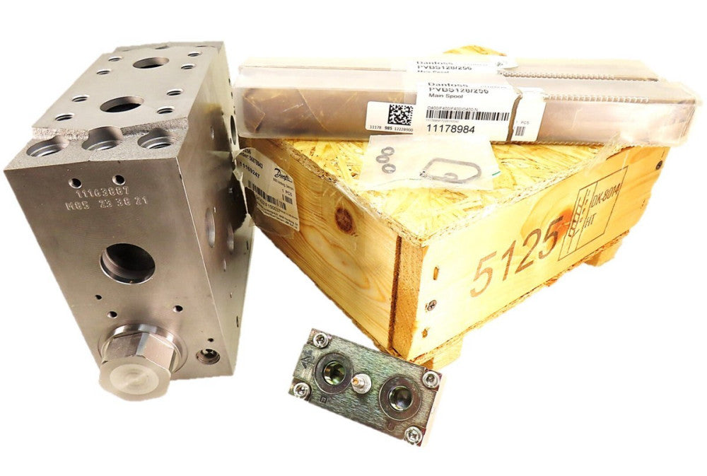 Danfoss PVB256 11169247 Proportional Valve Module w/ PVBS128/256 Main Spools NEW