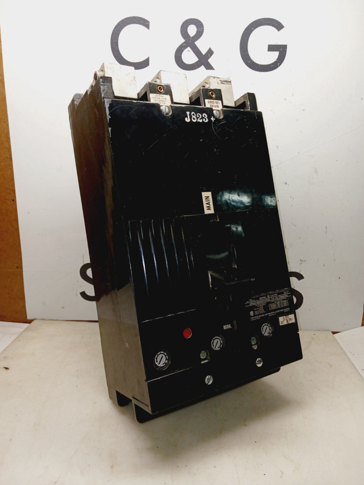 GENERAL ELECTRIC TKM836F000 800 AMP CIRCUIT BREAKER 3P 600 VAC W/800 AMP TRIP