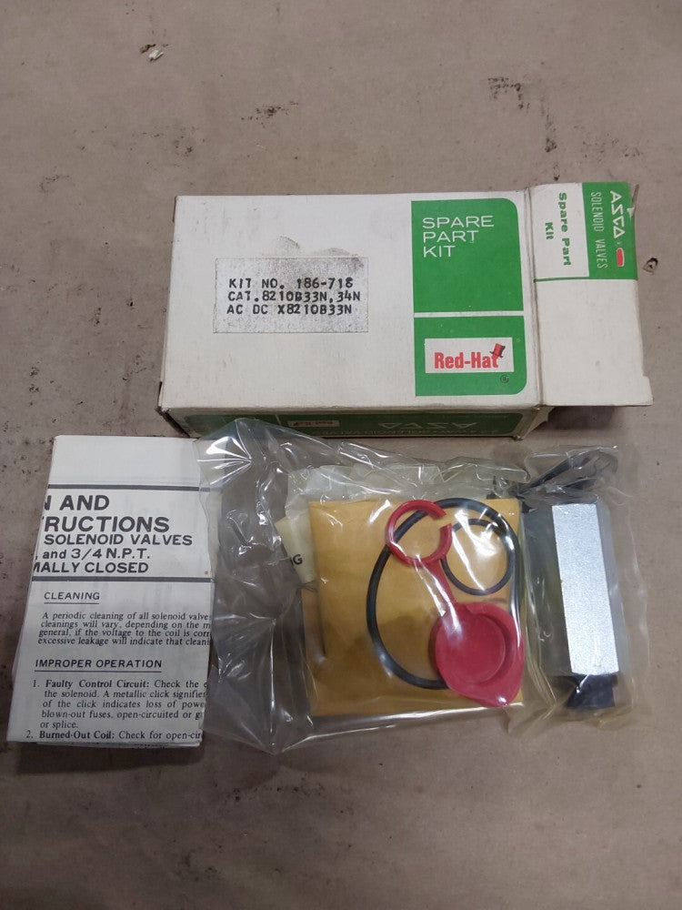 ASCO 186-718 Spare Parts Kit 8210B33N, 34N.....G8