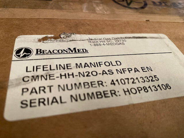 Beaconmedaes Lifeline Manifold CMNE-HH-N2O-AS / 4107213325 (NEW)