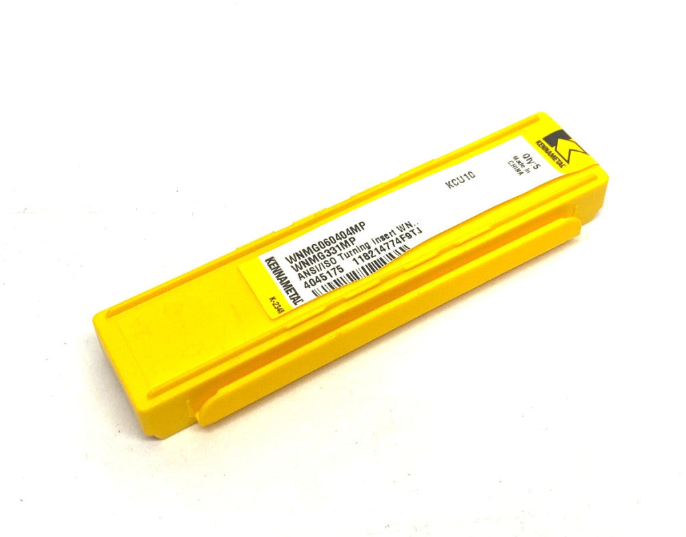 Kennametal 4045175 Kenloc™ Inserts WNMG-MP WNMG060404MP PKG OF 5