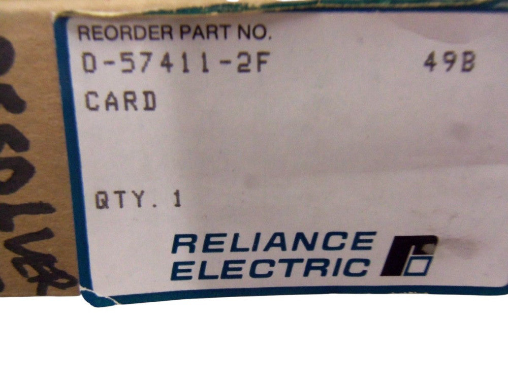 RELIANCE ELECTRIC RESOLVER INPUT MODULE 57411-2F NSMP