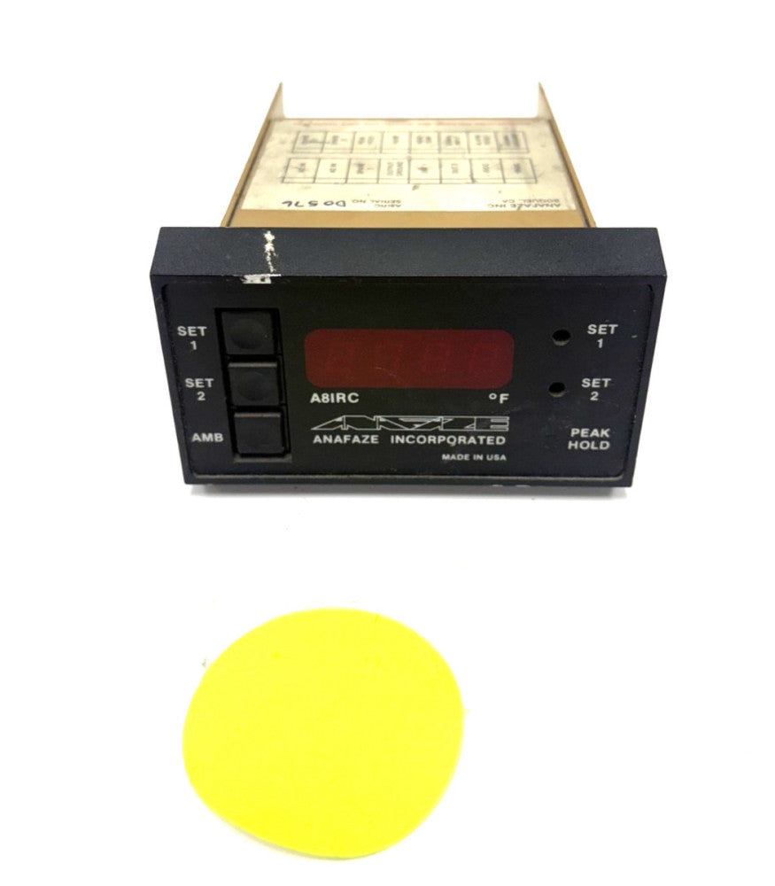 ANAFAZE INCORPORATED DIGITAL PANEL METER MODEL A8IRC