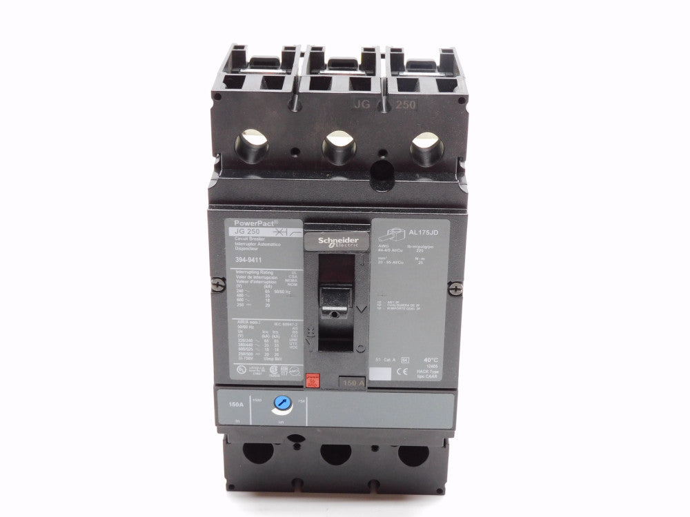 SCHNEIDER 394-9411 NJGF36150Y011 150A 600V (AS PICTURED) NSNP
