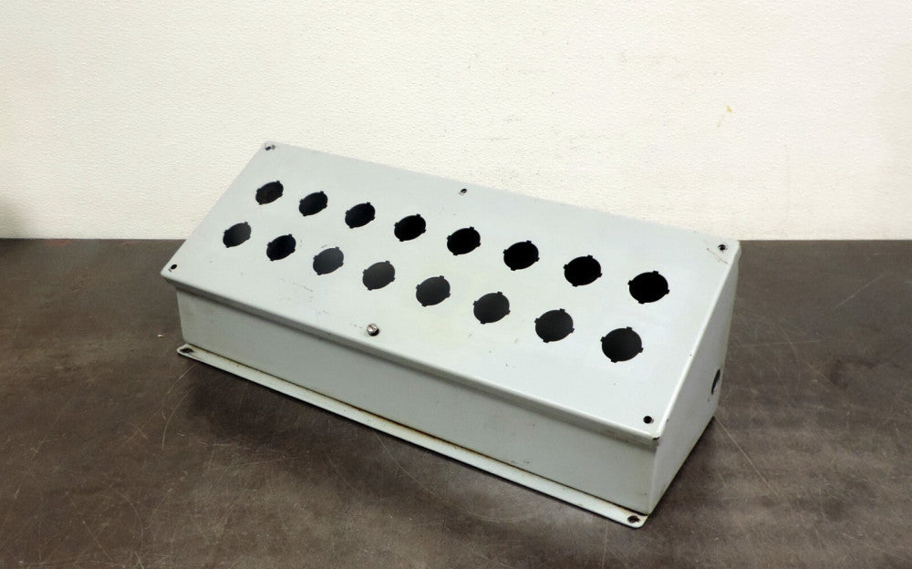 Hoffman 16 Button Enclosure Slope Front E-16SPBAH