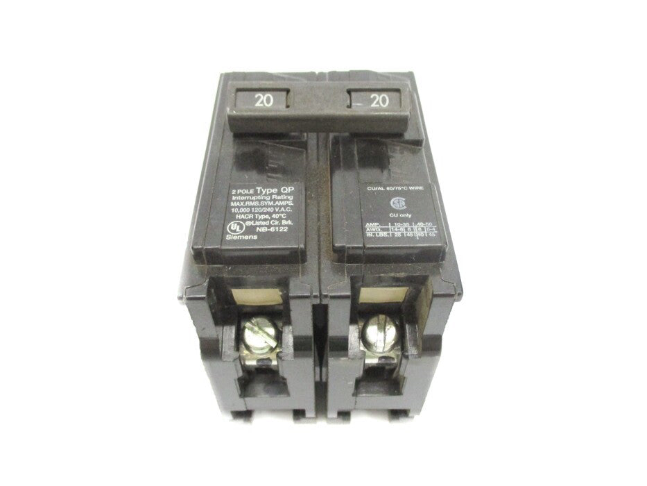 SIEMENS QP220 20A 120/240VAC NSNP