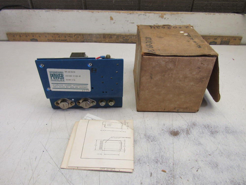 STANDARD POWER SUPPLY 24/28V 2.5A DC POWER SUPPLY SPS 60-24/28 NEW IN BOX !!